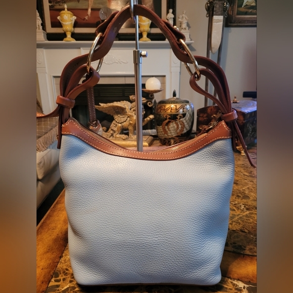 Dooney & Bourke Blue and Brown Women's Bag NWOT - Picture 2 of 15